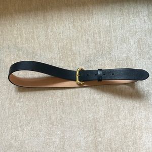 Club Monaco Black Leather Women’s Belt